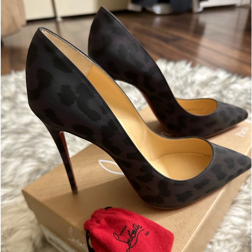 Christian  Louboutin Pigalles Follies Nylon Reflex Leo Pumps Muticolor